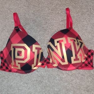 PINK Pushup Bra 34B